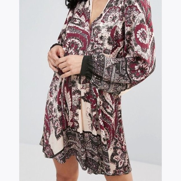 FREE PEOPLE Say You Love Me Mini Dress sz M [E1] - Picture 7 of 8